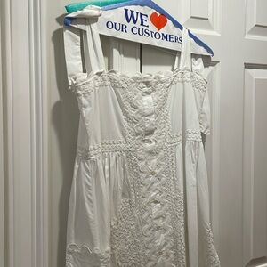 Juliet Dunn midi embroidered dress 2 (M)